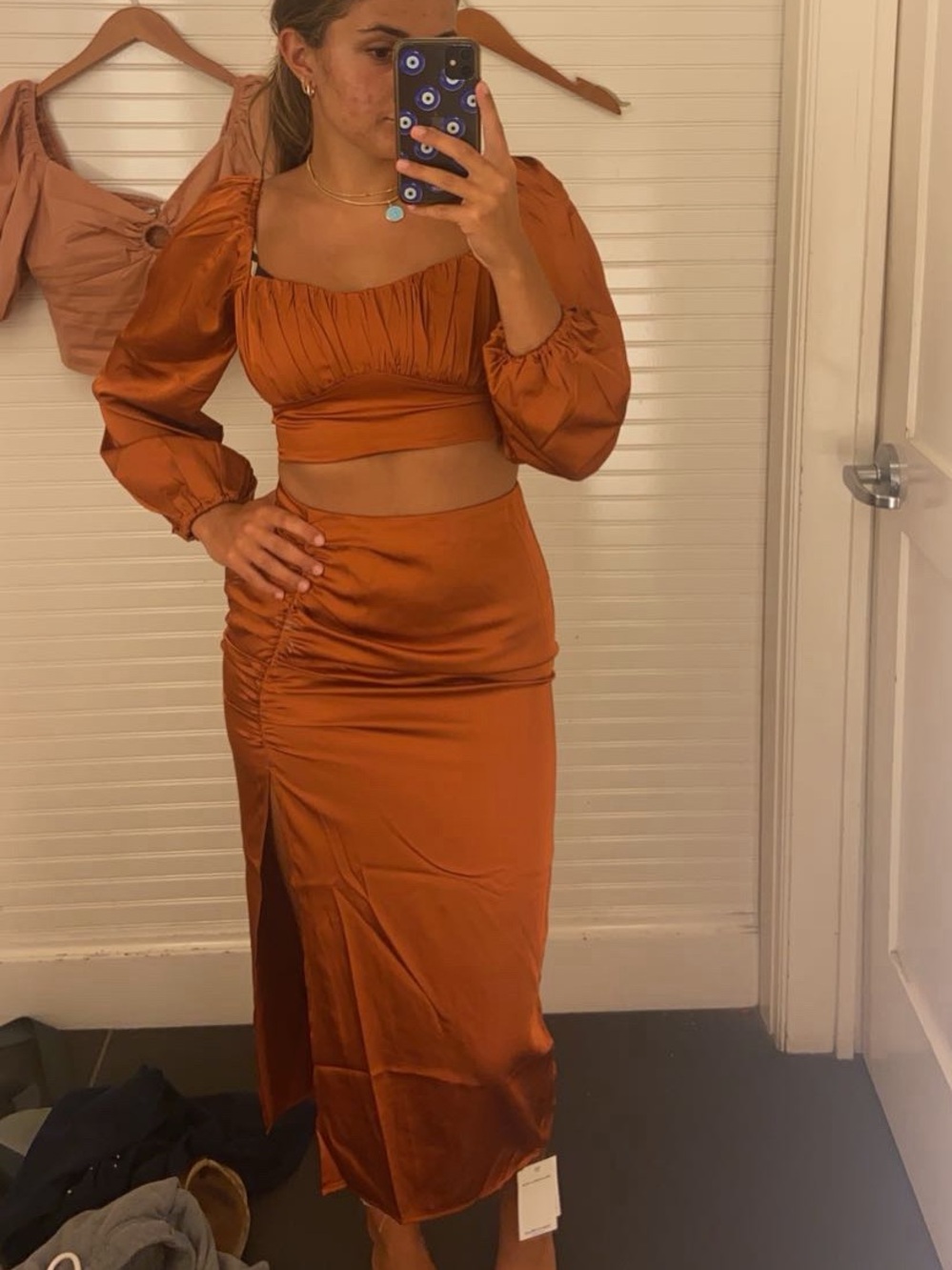 Abercrombie and Fitch Satin Matching Set
